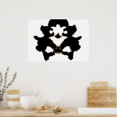 インクブロのカードのRorschachテスト ポスター (キッチン)