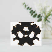インクブロのカードのRorschachテスト ポストカード (スタンド正面)