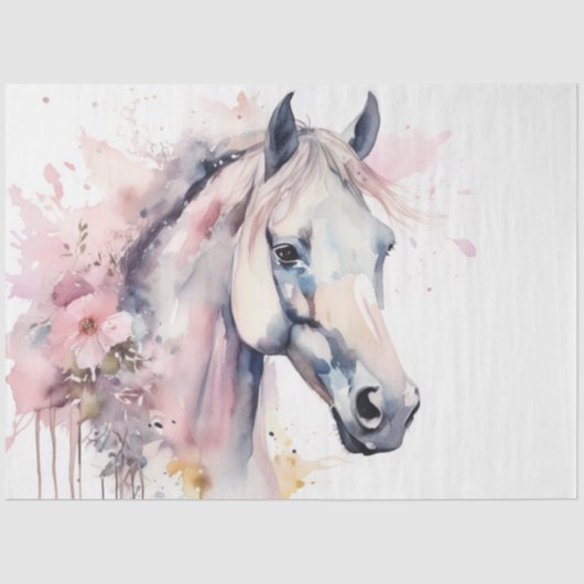 インクブロカラフルットホースティッシュペーパー 薄葉紙 (正面)