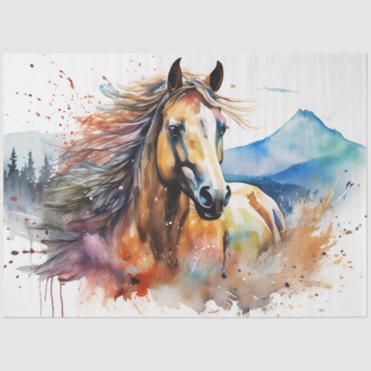 インクブロカラフルットホースティッシュペーパー 薄葉紙 (正面)