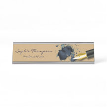 インクブロデスクネーム付き充填機ペンプレート