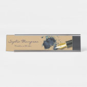 インクブロデスクネーム付き充填機ペンプレート デスクネームプレート (正面)