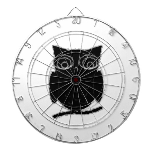 インクブロフクロウ ダーツボード (正面)