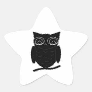 インクブロフクロウ 星シール