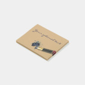 インクブロ付き万年筆 ポストイット (アングル)