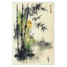 インクブ日本のラシ抽象芸術自然アートNo3