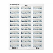 インクブ素朴ルーネイビーパインウッズマウンテンアドレス ラベル (フルシート)