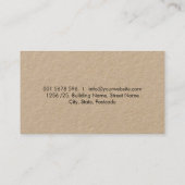 インクペン及び紙公証人プロフェッショナル 名刺 (裏面)