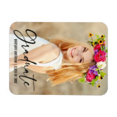 インクペン書道卒業写真発表 マグネット (横)