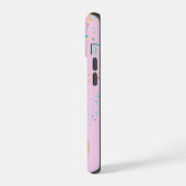 インクマーブルデザイン iPhone 15ケース (左側面)