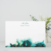 インクモダングリーン – デザインからのメモ 便箋 (スタンド正面)