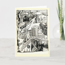 インクモダンスケッチカード