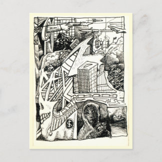 インクモダンスケッチ ポストカード