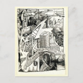 インクモダンスケッチ ポストカード (正面)