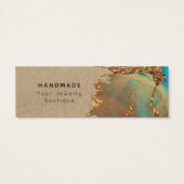 インクモダンスプラッシュスタッドイヤリングディスプレイカード (裏面)