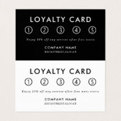 インクモダンドットパターン（の模様が）あるダブルロイヤリティ 名刺 (内部フラット)