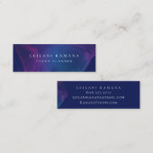 インクモダンブロッチブルー スキニー名刺 (正面/裏面)