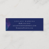 インクモダンブロッチブルー スキニー名刺 (裏面)