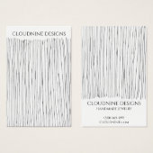 インクラインイヤリングネックレスジュエリー表示カード (正面&裏面)