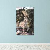 インクライン素晴らしルウェイビュー キャンバスプリント (インサイチュ (ウッドフロア))