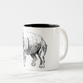 インクリノセロス ツートーンマグカップ (正面右)