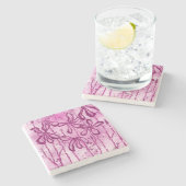 インクリライスロージースキー ストーンコースター (横)