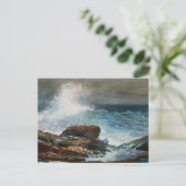 インクリングタイドスカボローメインバイウィンスローホームマー ポストカード (スタンド正面)