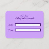 インクリーク花紫の空 予約カード (正面)