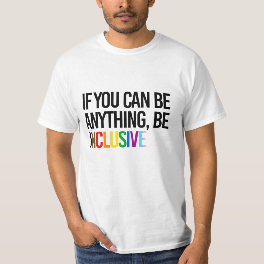 インクルーシブであろう Tシャツ (正面)