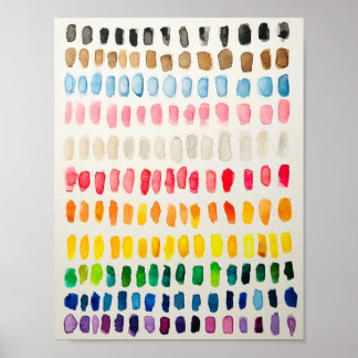 インクルーシブプライドフラッグウォーターカラーポスターアートプリント ポスター