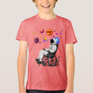 インクルーシブ宇宙エクスプローラーユースTシャツ トライブレンドTシャツ