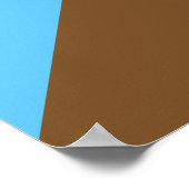 インクルーシブ虹Lgbtqゲイダイバーシティ国旗 ポスター (角)