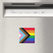インクルーシブ虹Lgbtqゲイダイバーシティ国旗 マグネット (インサイチュ (食洗機))