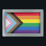 インクルーシブ虹Lgbtqゲイダイバーシティ国旗 長方形ベルトバックル<br><div class="desc">インクルーシブ虹Lgbtqゲイフラッグプライドlgbt lgbtqダイバーシティ包括トランスプログレスゲイ虹フラッグ</div>
