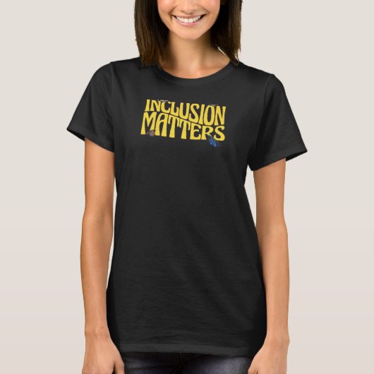 インクルージョン事項先生及び専門家 Tシャツ (正面)