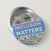 「インクルージョン事項」ボタン 缶バッジ (正面&裏面)