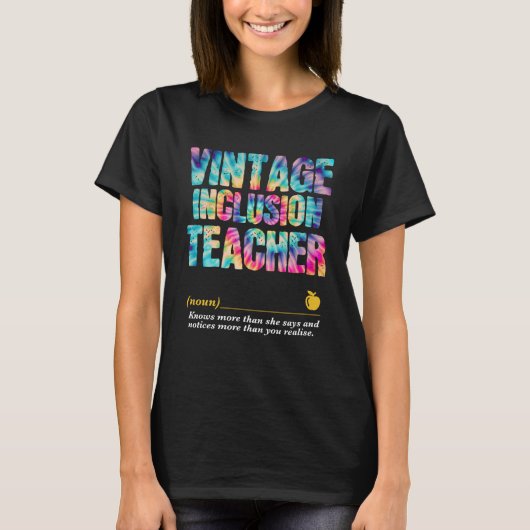 インクルージョン先生評価ウィーク新学期 Tシャツ (正面)