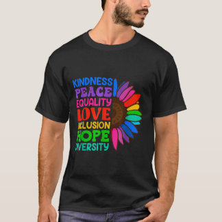 インクルージョン受け入れ親善連帯認識度 Tシャツ
