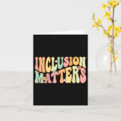 インクルージョン問題特別教育自閉症アワーン カード (黄色い花)