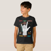 インクルージョン問題自閉症意識先生インスピレーション Tシャツ (正面フル)