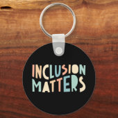 インクルージョン問題,特別教育シャツ,マインドフ キーホルダー (正面)