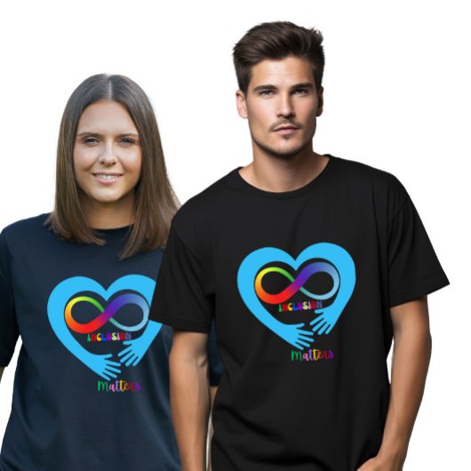 インクルージョン問題 – 自閉症意識 Tシャツ