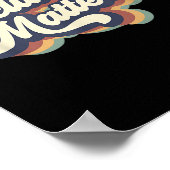 インクルージョンSレトロ特別教育先生女性 ポスター (角)