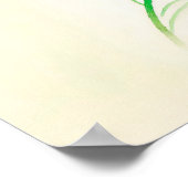 インク中国のカタツムリオンブランチ ポスター (角)