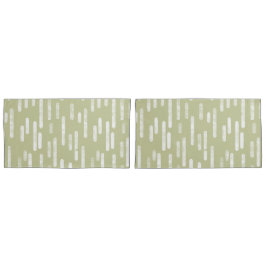 インク丸い線のパターン | ピスト淡い色のラチオ/白 枕カバー