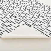 インク丸い線のパターン |白黒表示 シェルパブランケット (3/4)