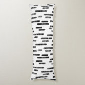 インク丸い線のパターン |白黒表示 ボディピロー (正面縦)