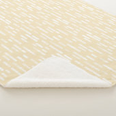 インク丸い線のパターン |黄色の白淡い色の色 シェルパブランケット (3/4)