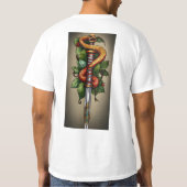 「インク伝統：アメリカ伝統Tee」 Tシャツ (裏面)