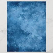 インク動揺してブルー背景スクラップブック紙 (正面)